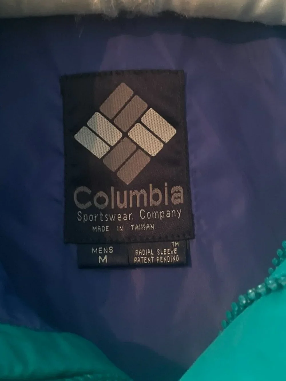 VTG Columbia Full Zip Whirlibird Winter Coat Men's Size Medium 90s